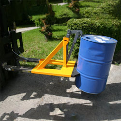 Particolare presa fusto con pinza 2