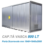 Container stoccaggio liquidi infiammabili / cm. L.353xP.205xH.239