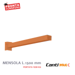 Cantilever MAXI C – Mensola aggiuntiva / cm. L.150 PRONTA CONSEGNA