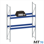 Scaffalature portapallet metalliche MT70 / cm. L.220xP.80xH.300–BASE