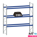 Scaffalatura portapallets per magazzino MT70 STRONG / cm. L.270xP.100xH.345-BASE