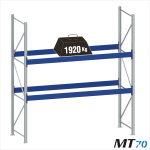 Scaffalature portapallet metalliche MT70 / cm. L.270xP.120xH.300–BASE