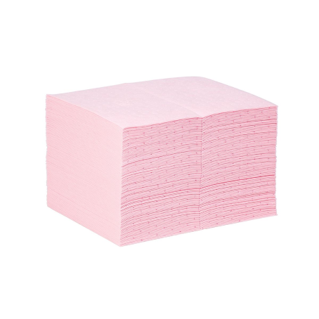 Tampone assorbente per sversamenti di Prodotti Chimici - Assorbenza totale: 84 LT - (100 Pezzi)