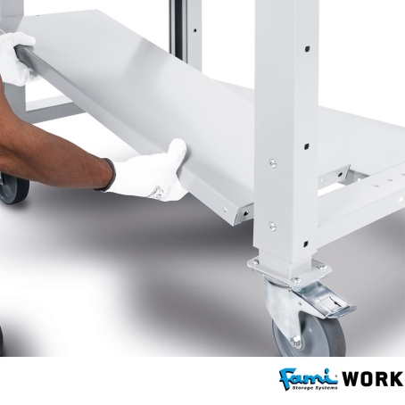 Semipiano aggiuntivo per banchi da lavoro (BLU) – FAMI WORK