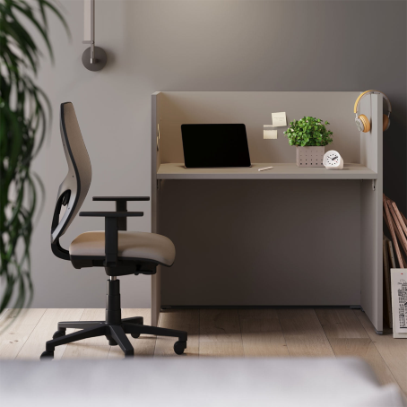 Scrivania Smartworking EMMA (Scrivania+Sedia) - GRIGIO