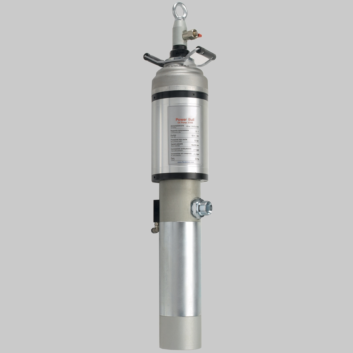 Pompa pneumatica per fusto olio Portata 122 LT