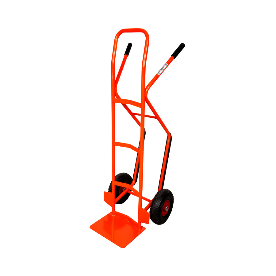 Carrello portapacchi con scivolo ruote pneumatiche/ Portata 200 kg 