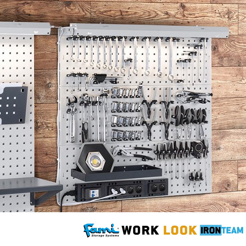 Kit parete attrezzata (attrezzi esclusi) / Worklook9001