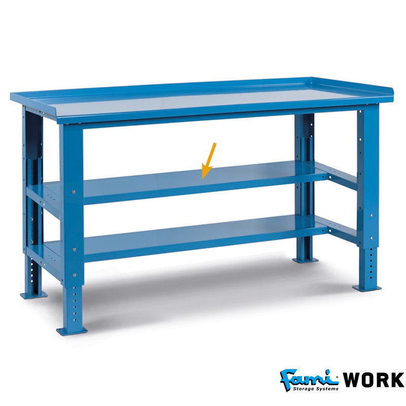 Semipiano aggiuntivo per banchi da lavoro (BLU) – FAMI WORK