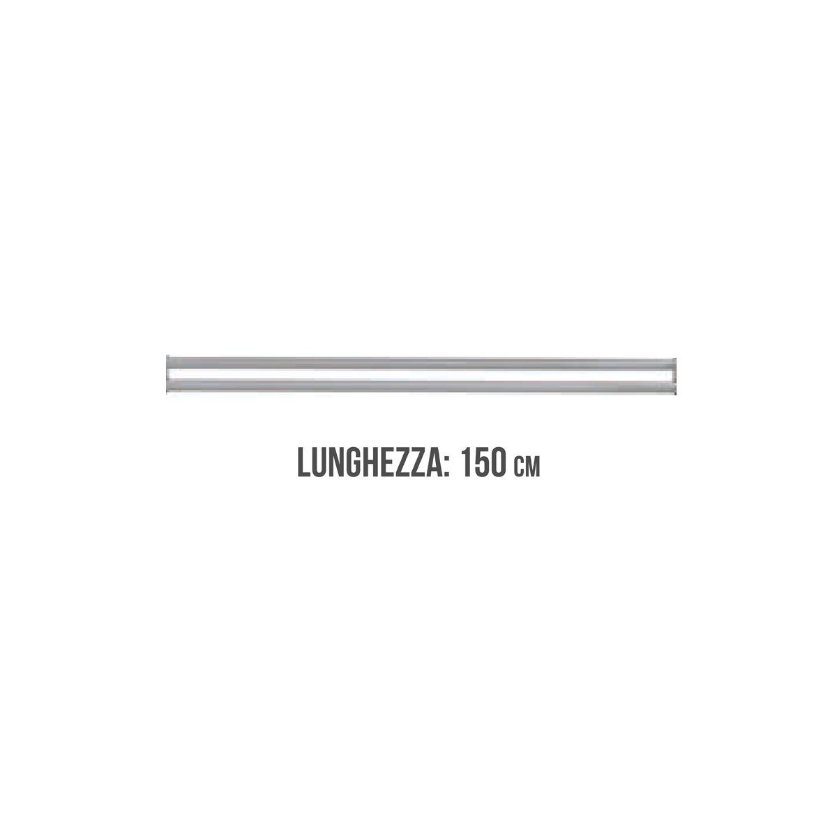 Portascarpe per panche larghezza cm. 150