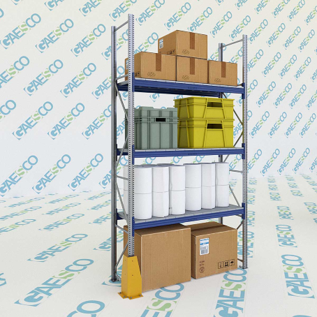 Scaffali con ripiano lungo MTX70 / cm. L.180xP.60xH.345-BASE