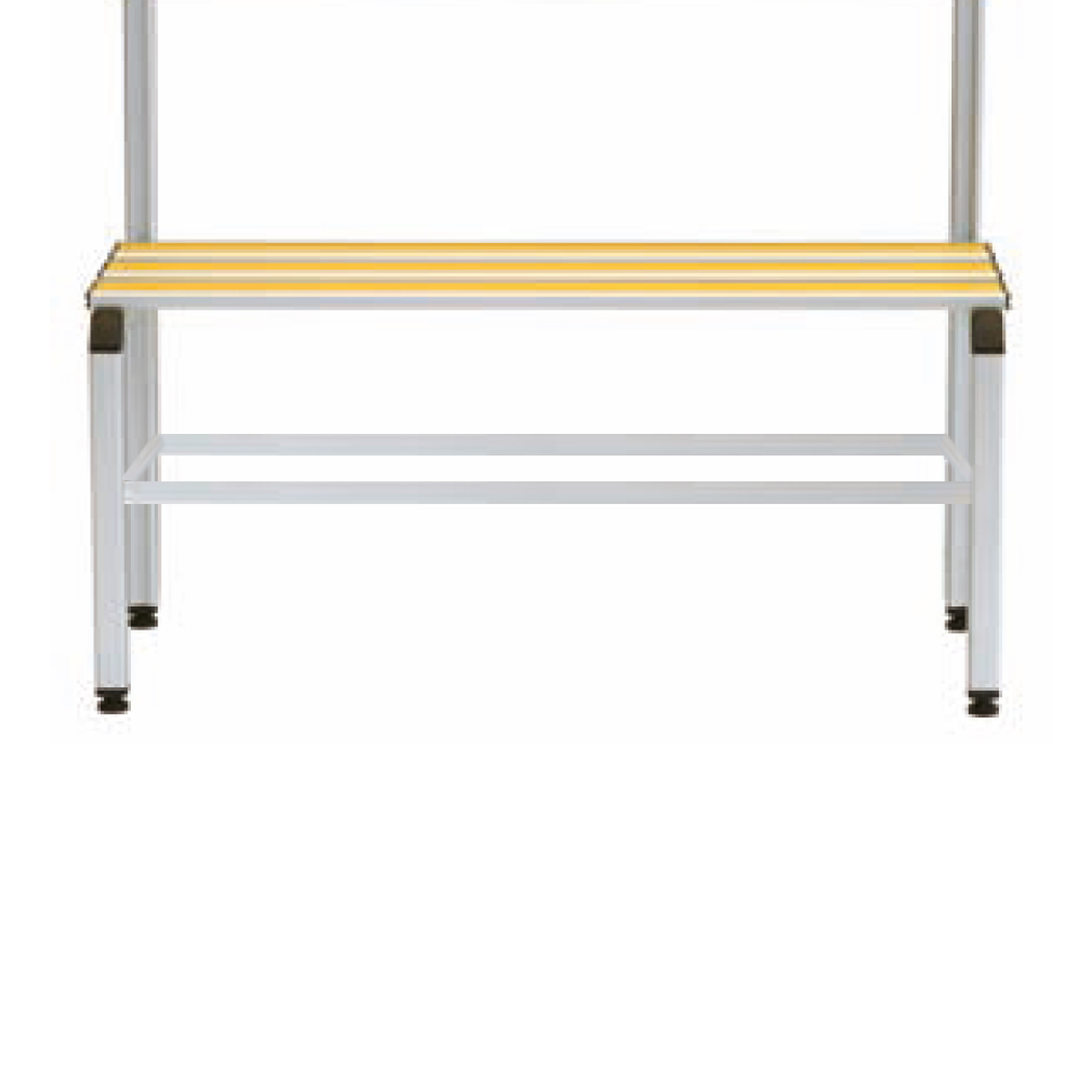 Portascarpe per panche larghezza cm. 200