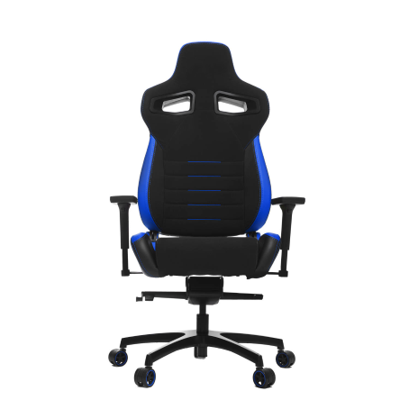 Poltrona Gaming VERTIGO: Reclinabile, Cuscino lombare, Poggiatesta H.131/137 - BLU