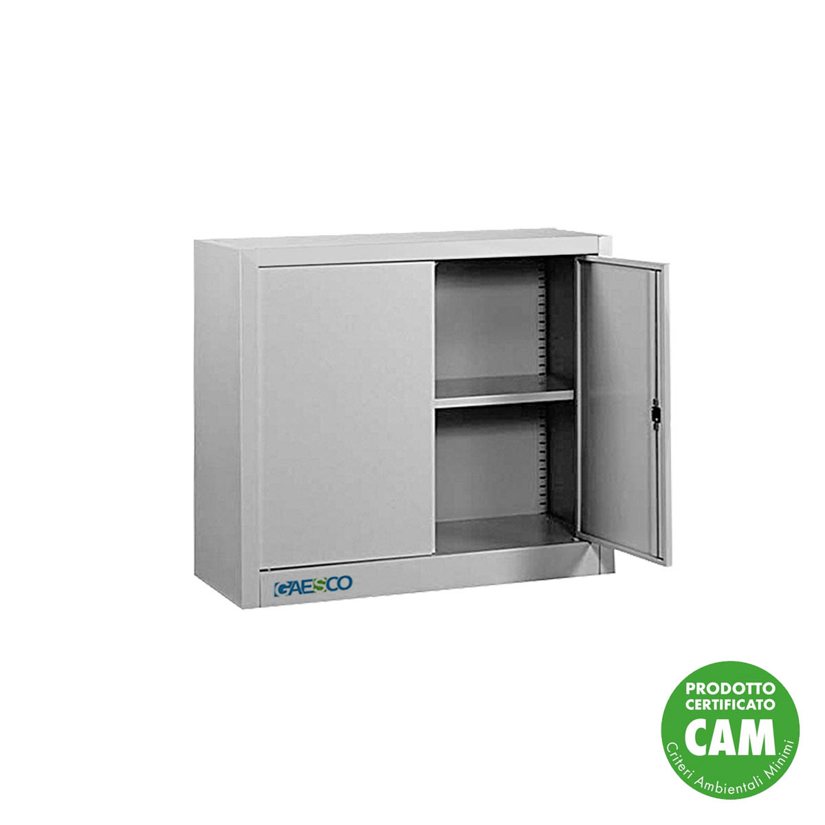 Sopralzo Armadi da Ufficio Ante Battenti Grigio Chiaro - 100x45xH.85