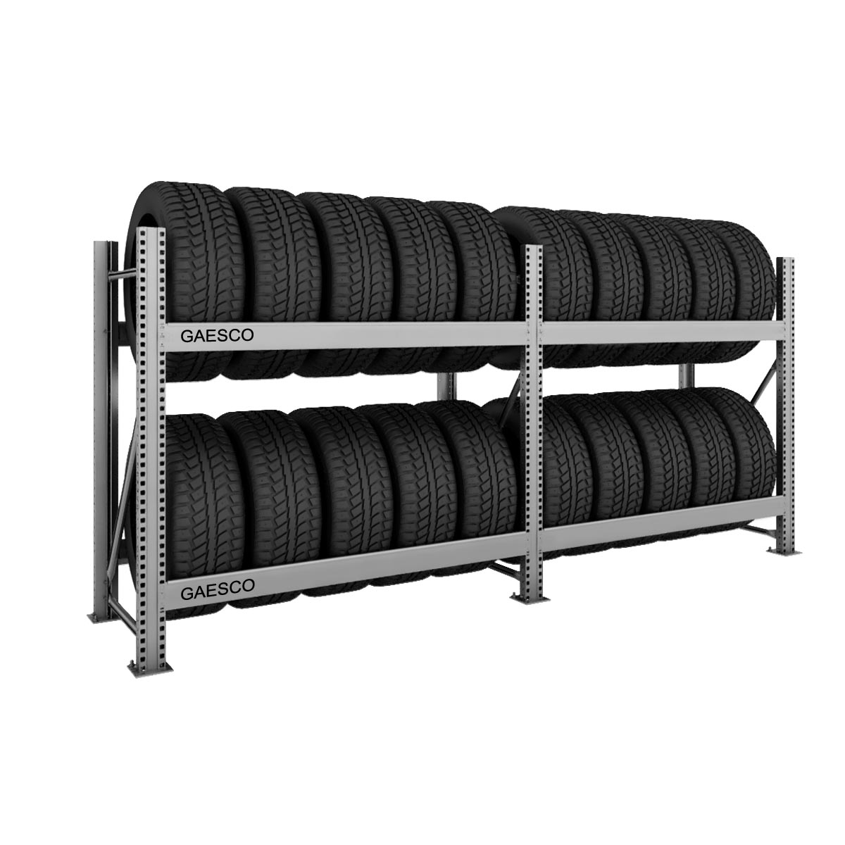 Scaffali per pneumatici per 10 gomme / cm. L.120xP.50xH.120