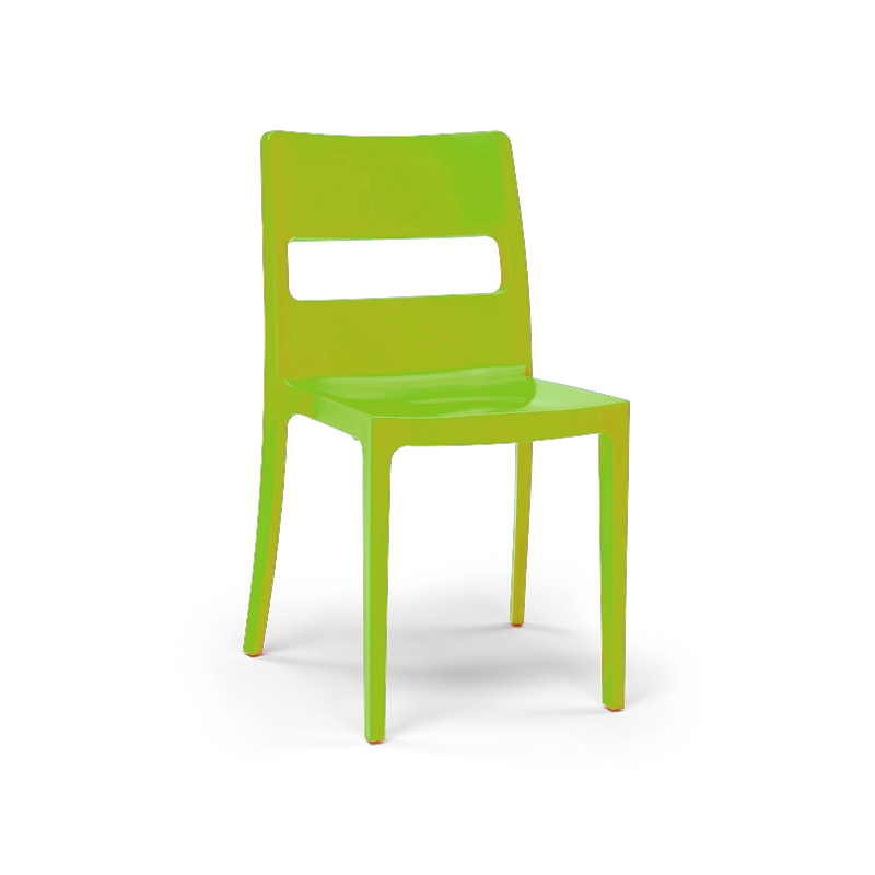 Sedia per mensa TRANSITO in tecnopolimero / Pistacchio