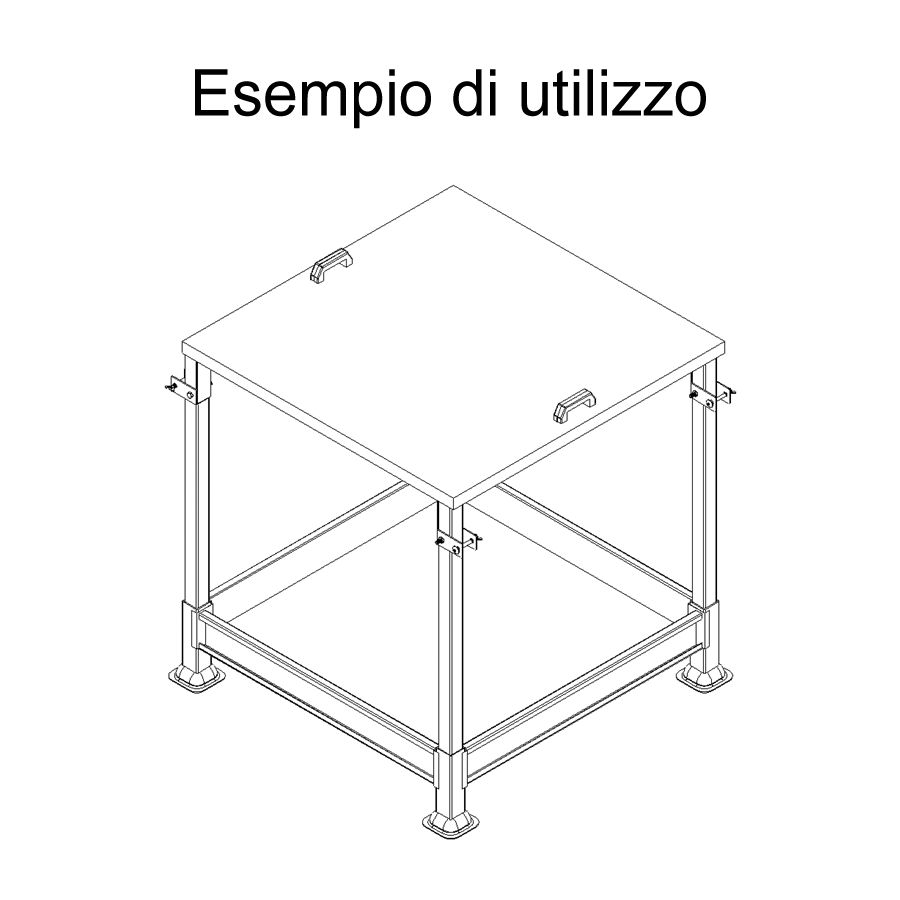 Coperchio per porta Big Bag BENNY