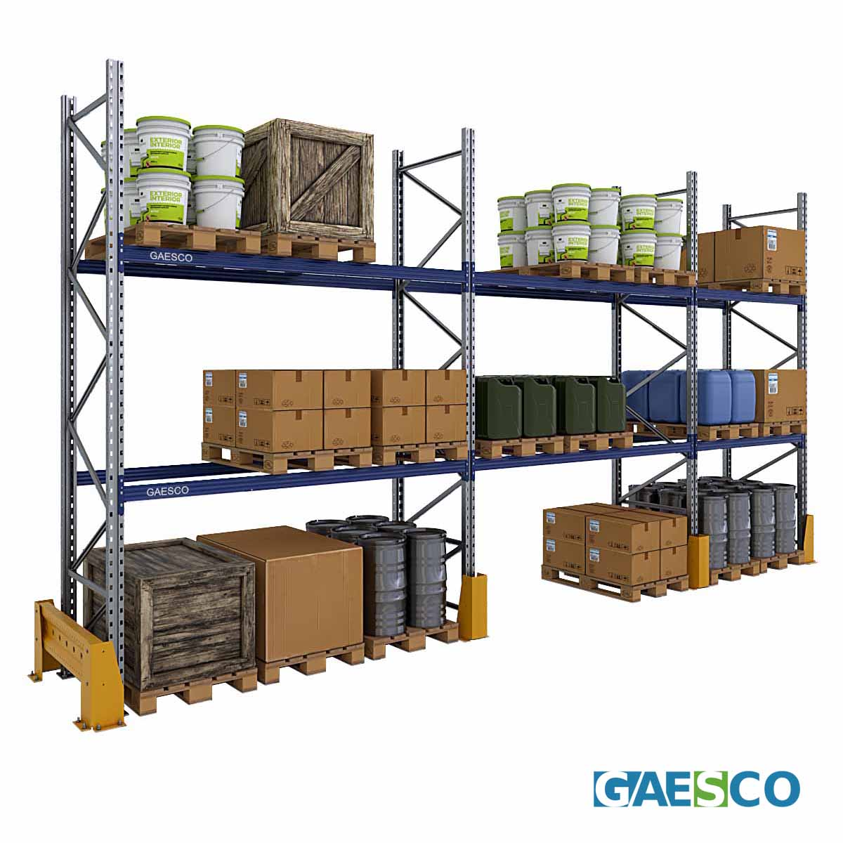 Scaffale Portapallet (24 bancali) - cm. L.760xP.100xH.400 (KIT)