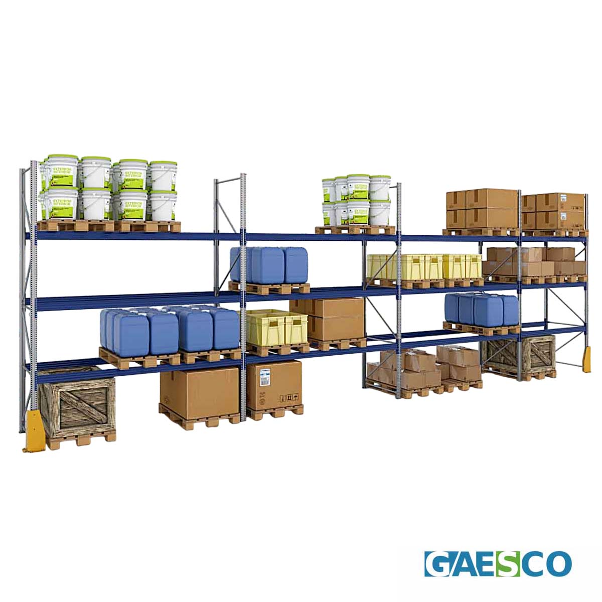 Scaffale Portapallet (44 bancali) - cm. L.1030xP.101,5xH.350 (KIT)