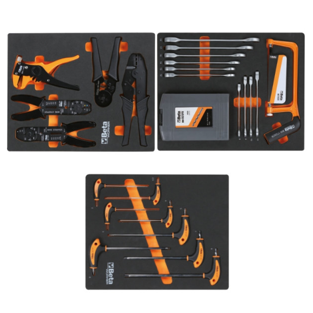 Cassettiera Beta Worker BW 2400S XLR9/E-XL Rosso | 487 Utensili