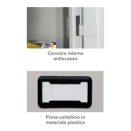 Armadio Sostanze Pericolose 100x180 cm | Alta Capacità | Gaesco