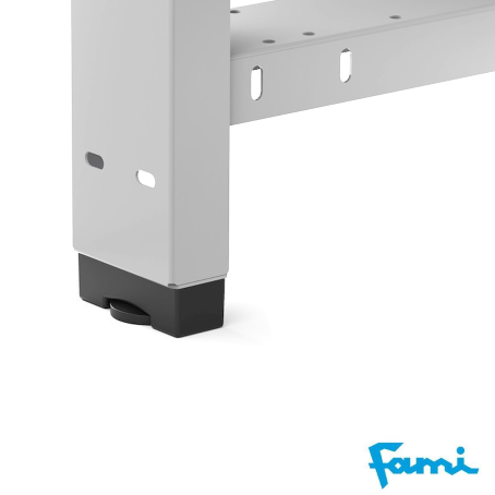 Panca Spogliatoio FAMI 3 Doghe in Acciaio Automotive - L1500