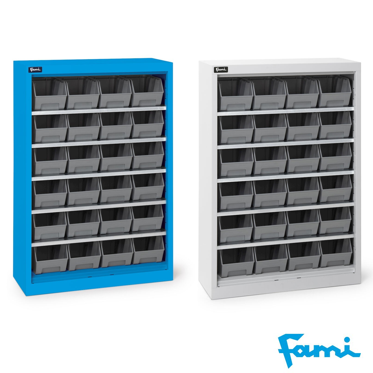 Armadio Portaminuteria Fami Perfom AK H 100 cm | 24 Box | Gaesco