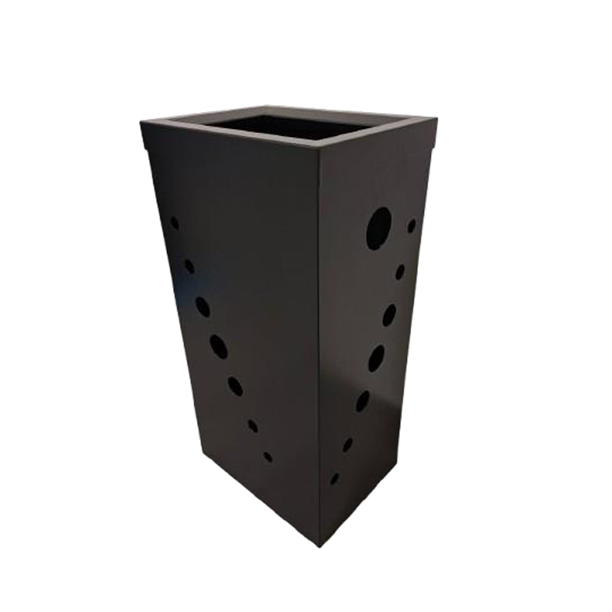 Cestino Raccolta Differenziata Metallo Verniciato 80L Indoor