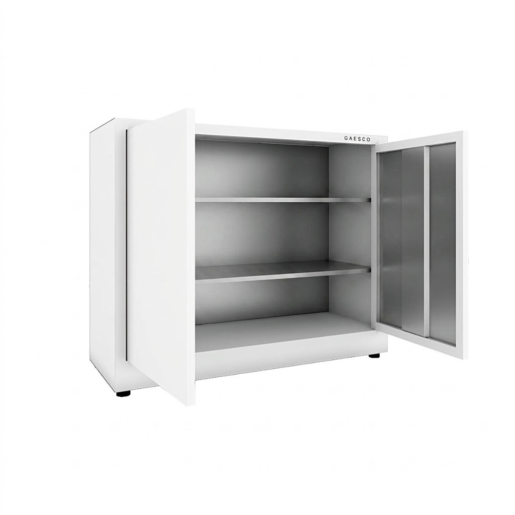 Armadio Zincoplastificato 100x40x80H Bianco - Uso Medico e Lavanderia 