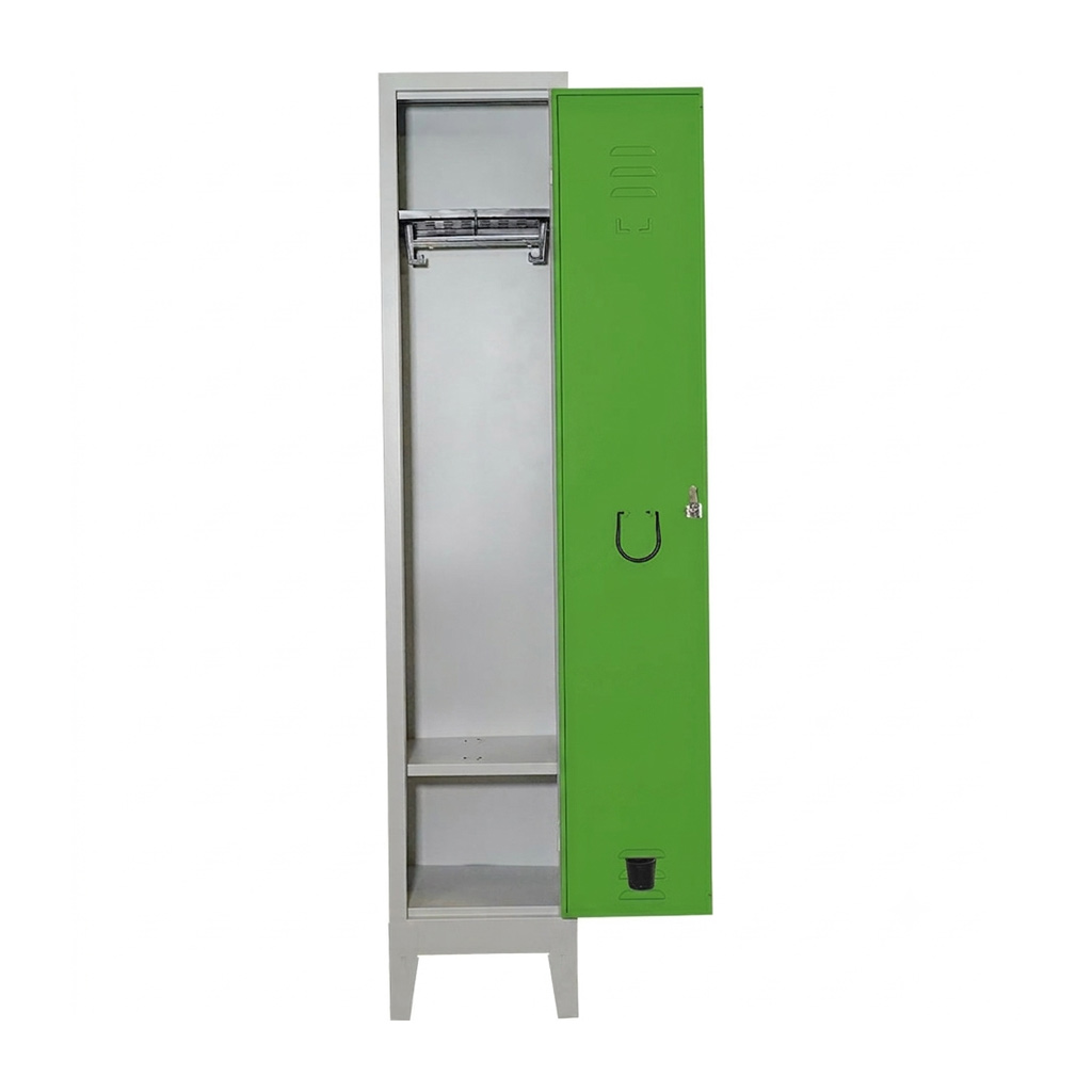 Armadio Spogliatoio Express Slim 1P Portascarpe 36x33x180 Verde