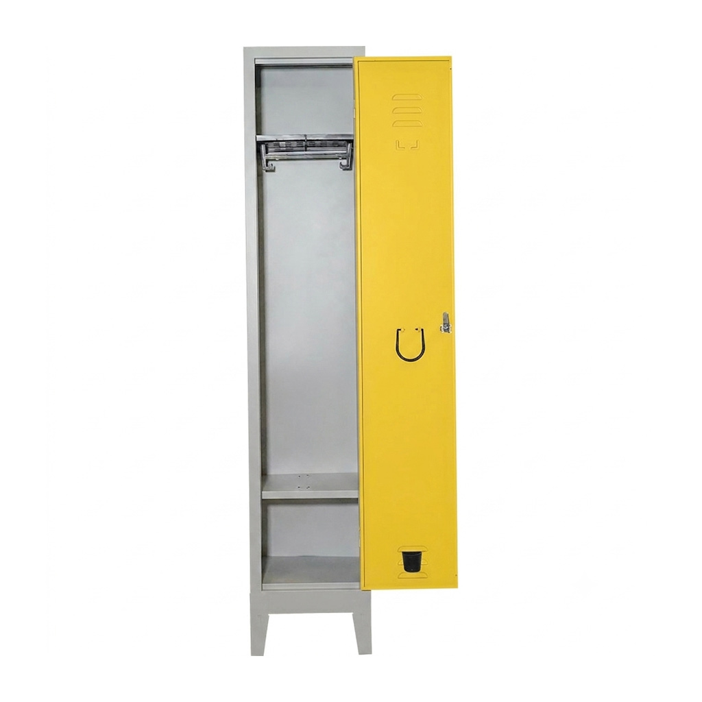 Armadio Spogliatoio Express Slim 1P Portascarpe 36x33x180 Giallo