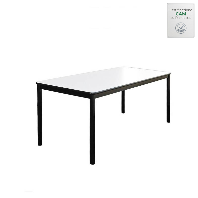 Tavoli mensa 6 posti / cm. L.180xP.80xH.75 - MELAMINICO BIANCO