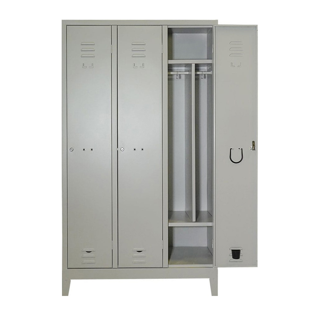 Armadio Spogliatoio Sporco Pulito Express Large 3P 101x50x180 Grigio C.