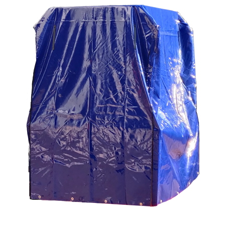 Vasca di raccolta con copertura e vasca spillaggio cm.142x142x180