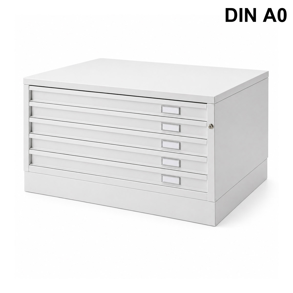 Cassettiera Portadisegni A0 a 5 Cassetti Bianco CAM | cm.144x96x54H