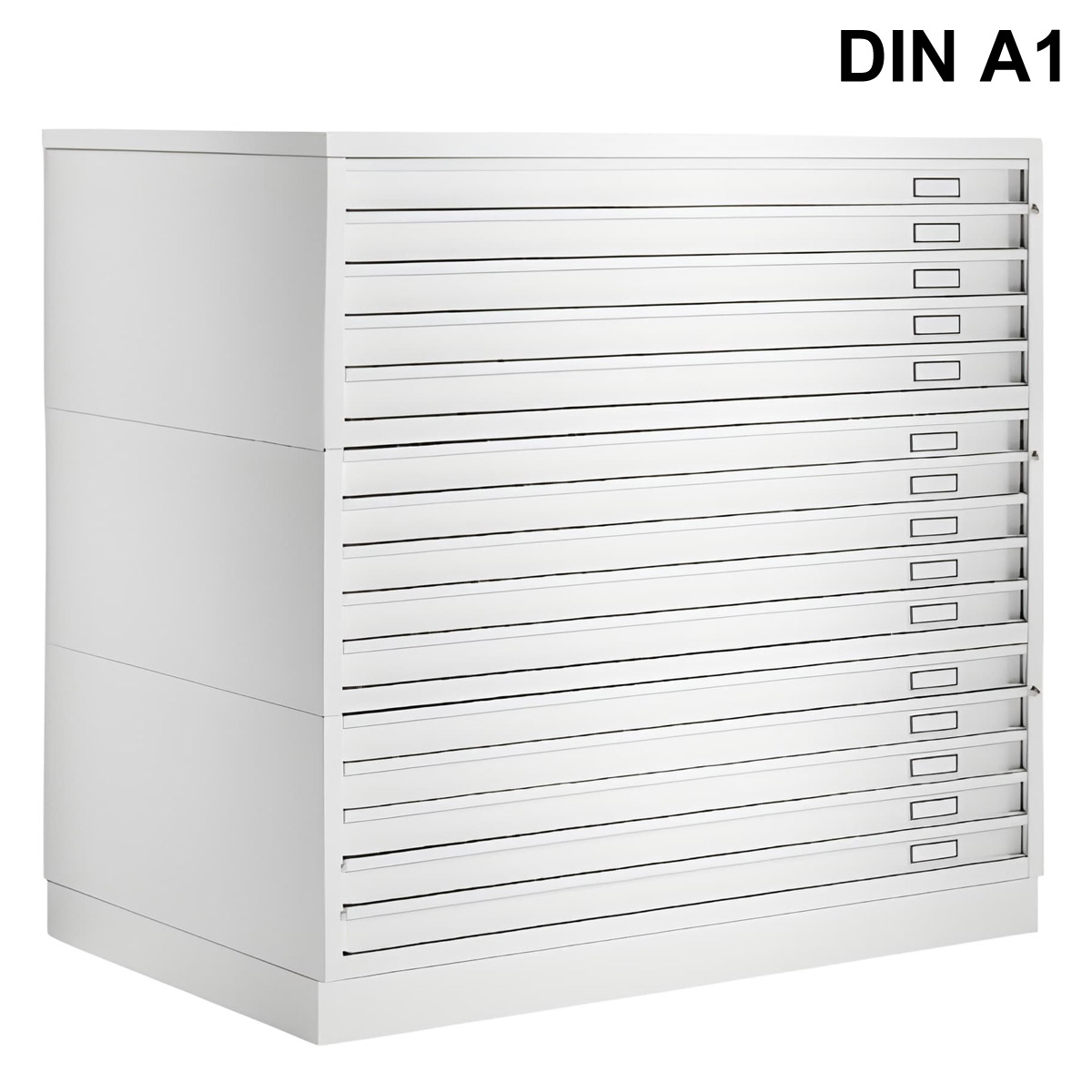 Cassettiera a 15 cassetti H7/U/5,5 formato DIN A1 / cm.116x75,5x135h