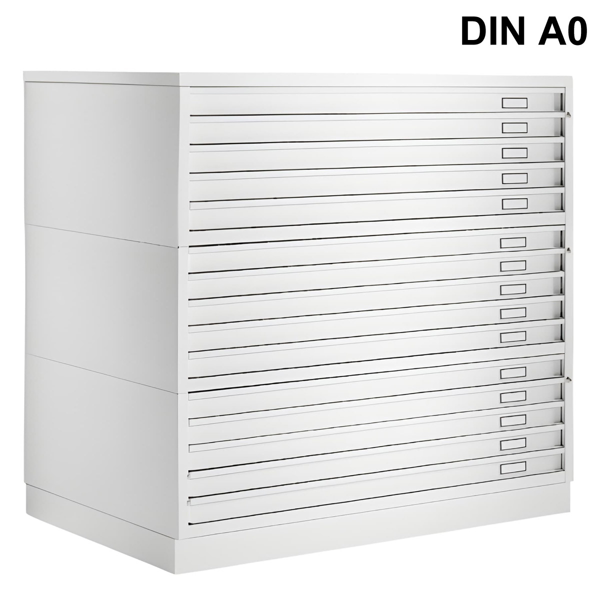 Cassettiera a 15 cassetti H7/U/5,5 formato DIN A0 / cm.144x96x135h