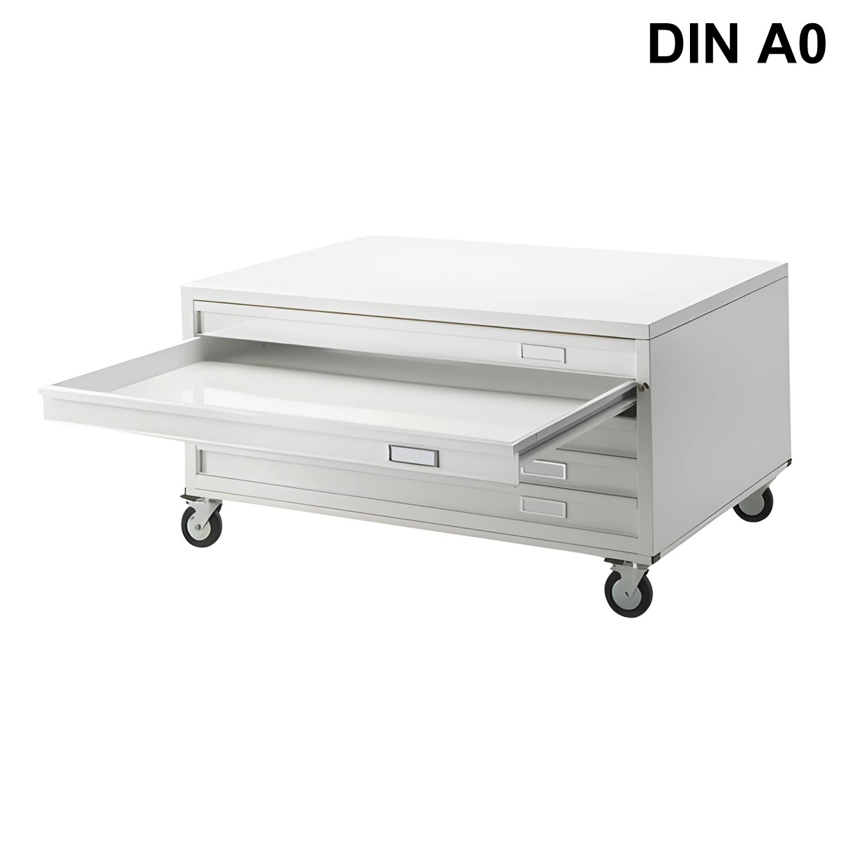 Cassettiera su ruote a 5 cassetti H7/U/5,5 DIN A0 / cm.144x96x58h