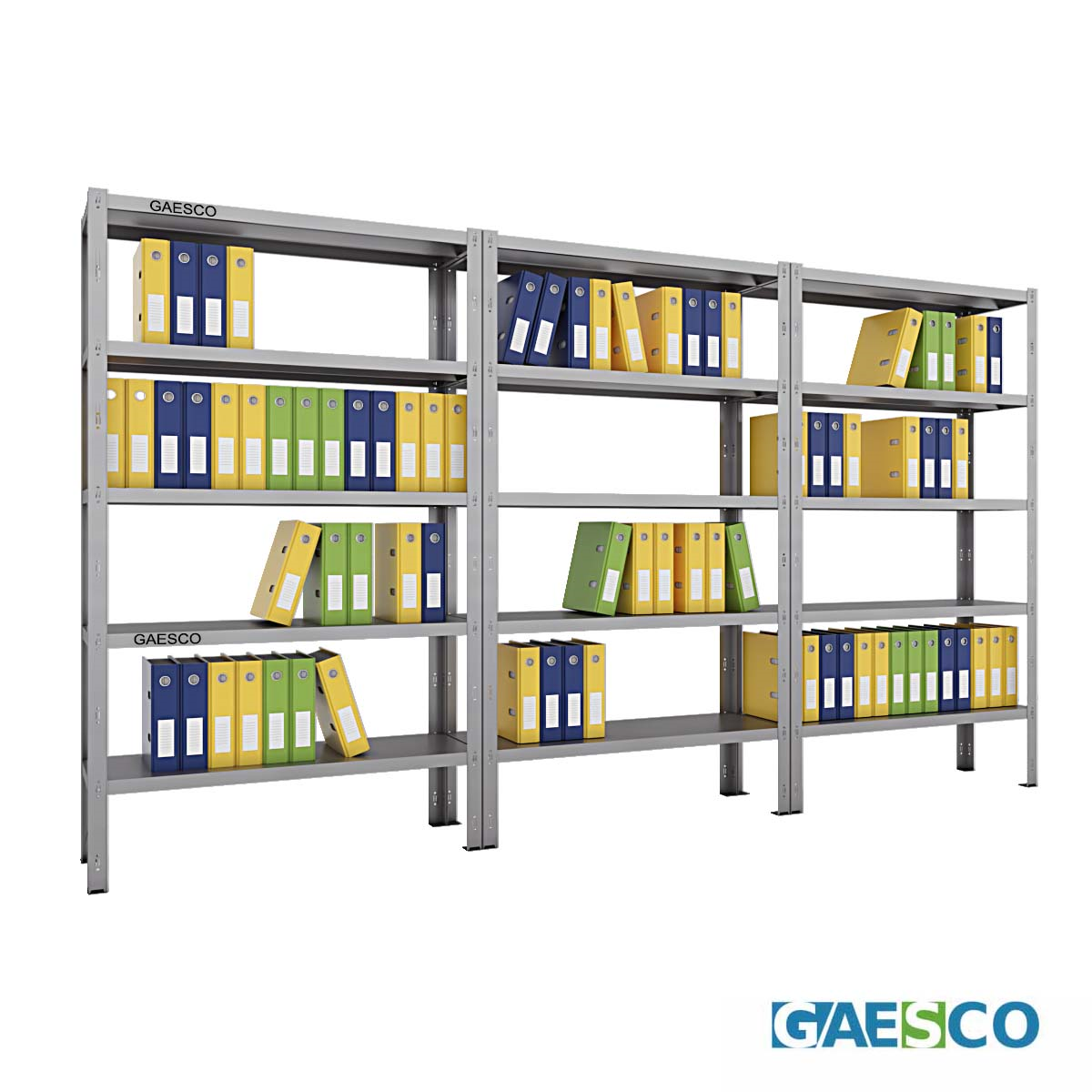 Scaffale Archivio 360 cm Rapid5 - Capienza 168 Faldoni DOX