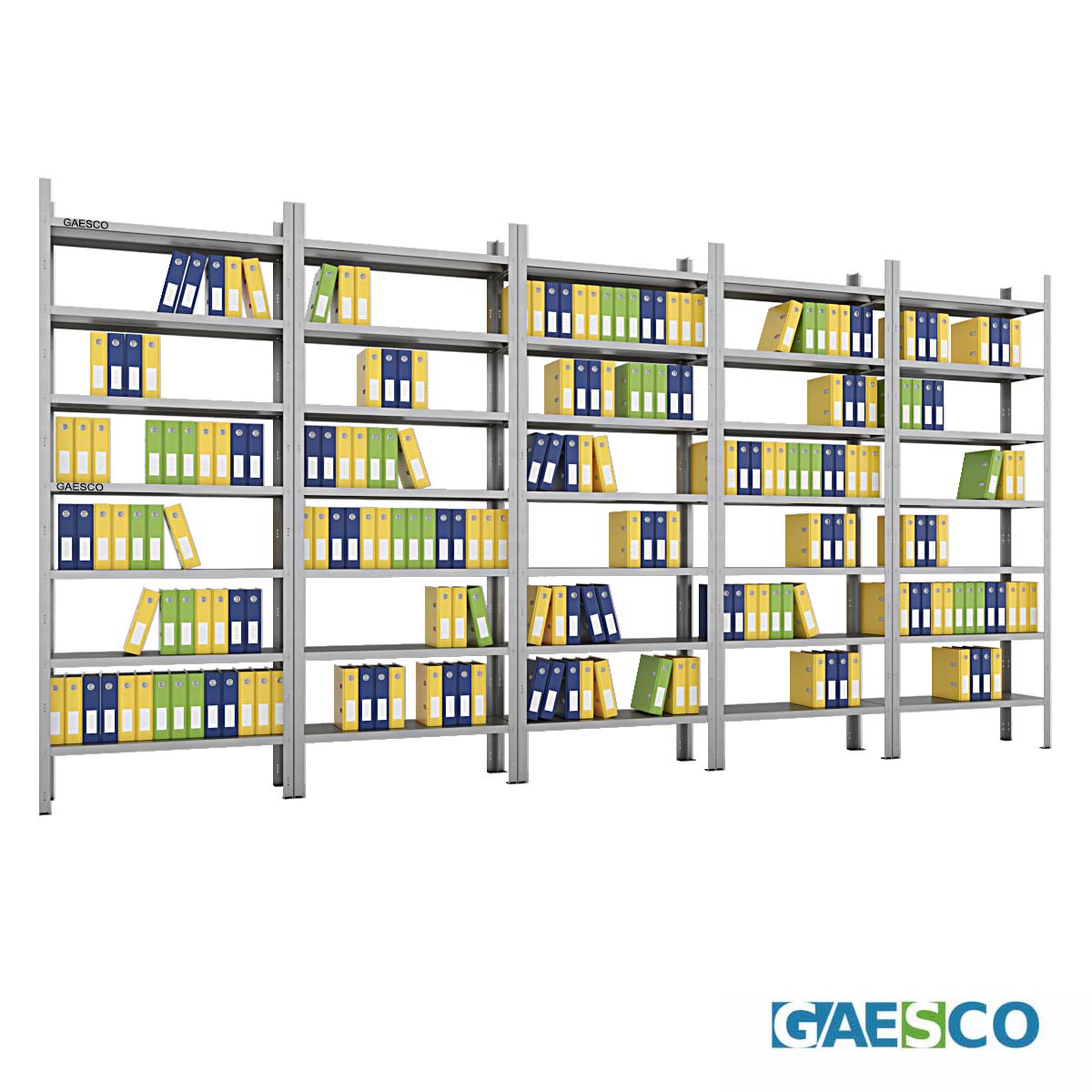 Scaffale Archivio 6 metri Rapid5 H300 - Capienza 420 Faldoni