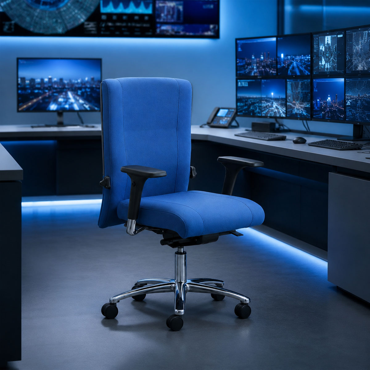 Sedia da Ufficio Ergonomica NEXA Non Stop H24 / BLU