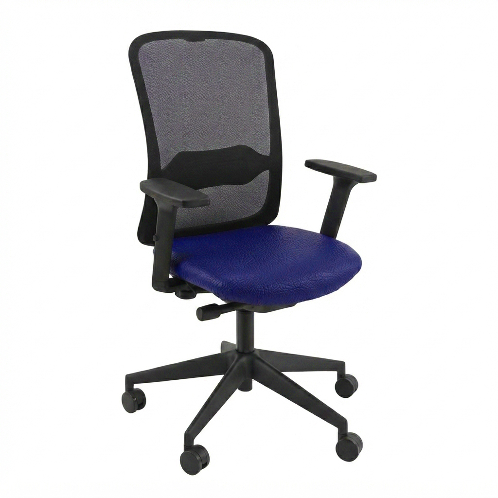 Sedia 24h KRONOS Blu in Tessuto Sky Ignifugo
