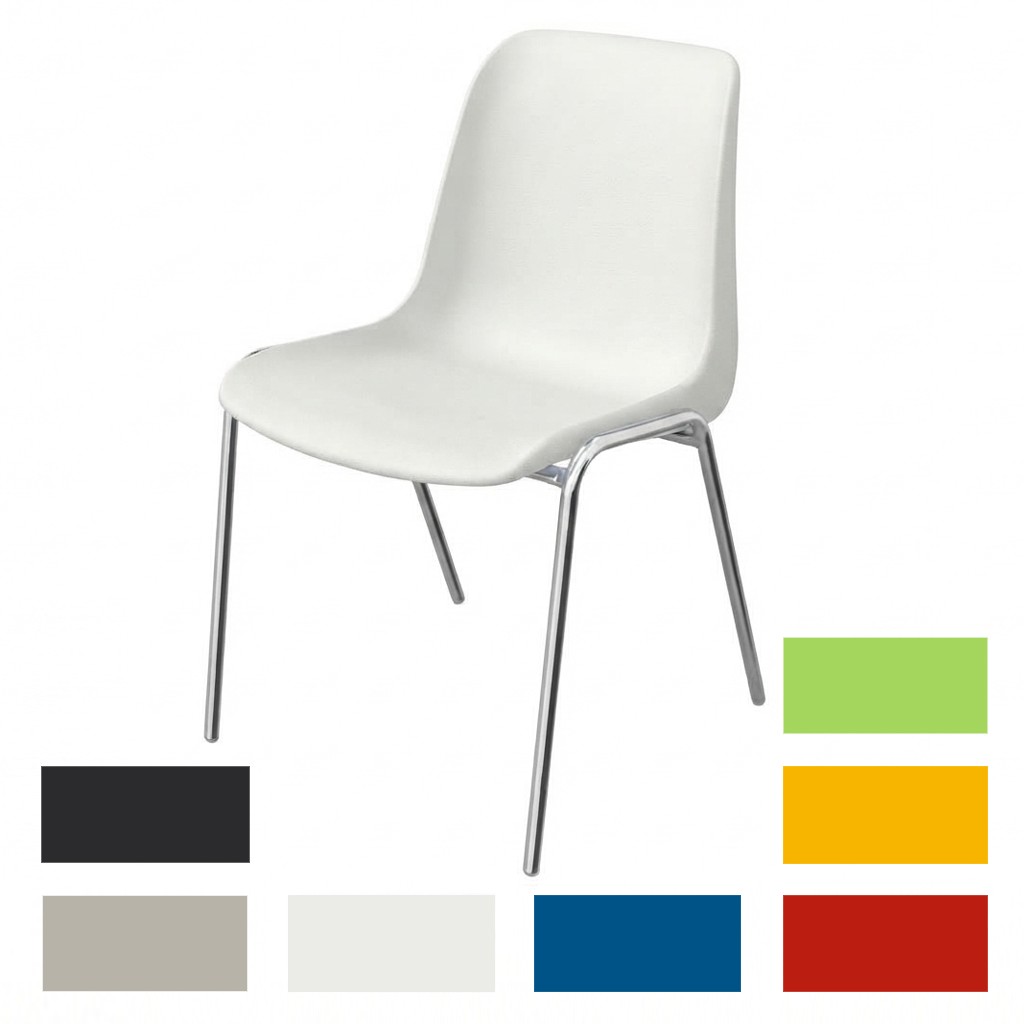 Sedia per collettività Ignifuga  / cm. L.49xP.54xH79 (Cert. CAM)